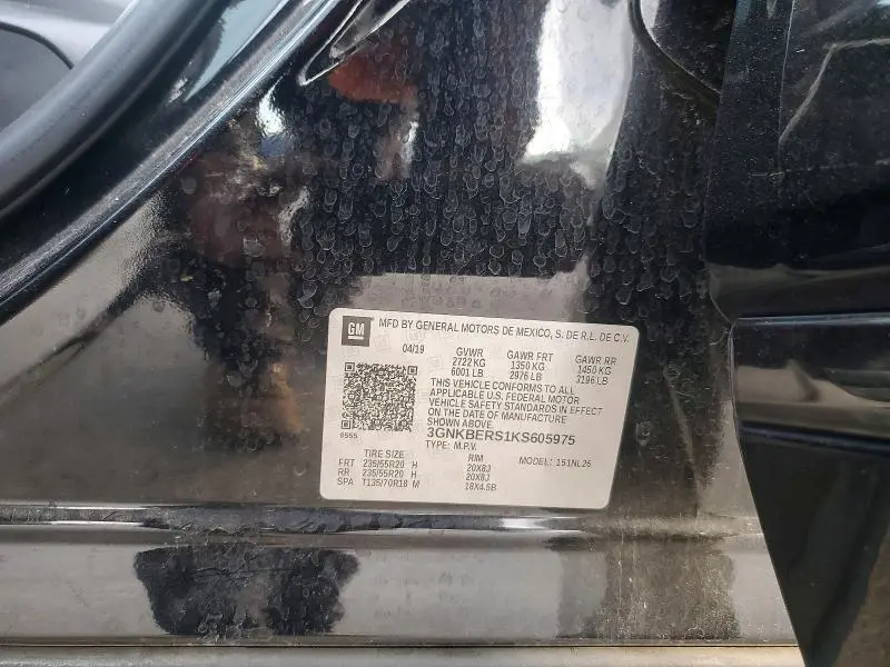 2019 CHEVROLET BLAZER RS  