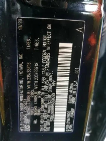 2021 TOYOTA HIGHLANDER L  