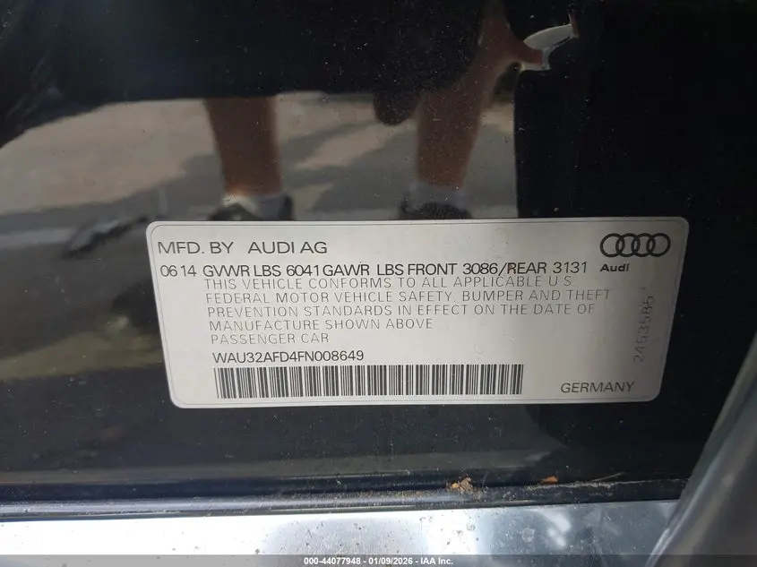 2015 AUDI A8 L 4.0T