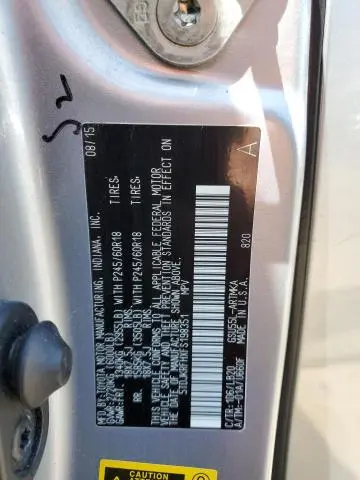 2015 TOYOTA HIGHLANDER XLE  