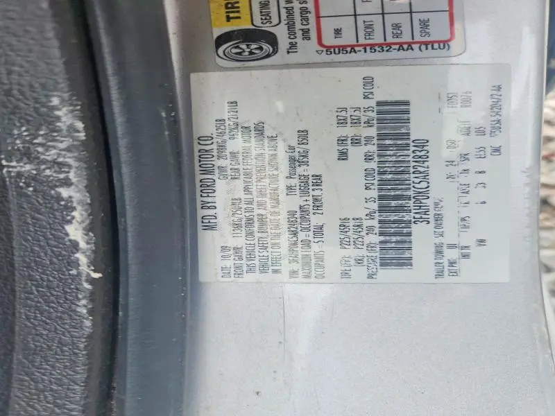 2010 FORD FUSION SPORT  