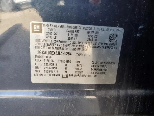 2018 GMC TERRAIN SLE  