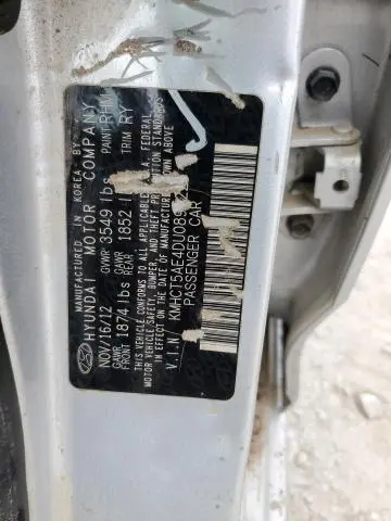 2013 HYUNDAI ACCENT GS  