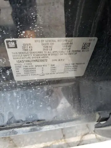 2017 GMC YUKON XL DENALI  