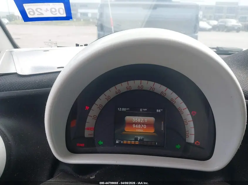 2016 SMART FORTWO PURE