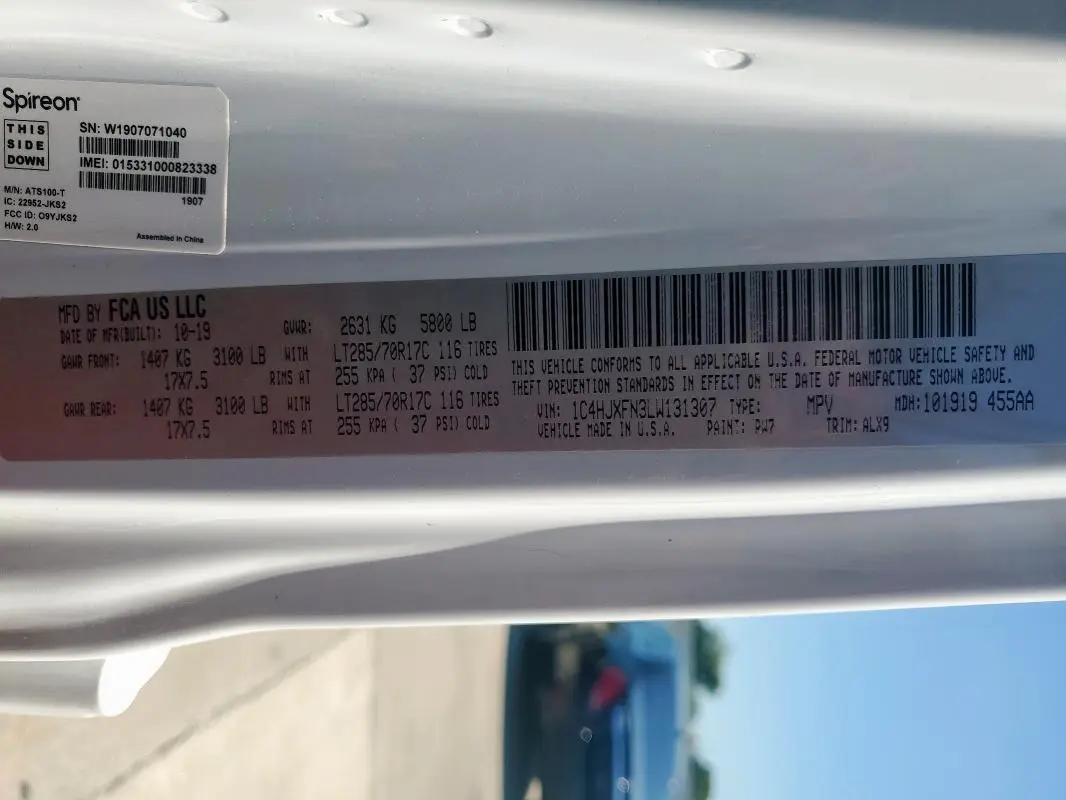 2020 JEEP WRANGLER UNLIMITED RUBICON  