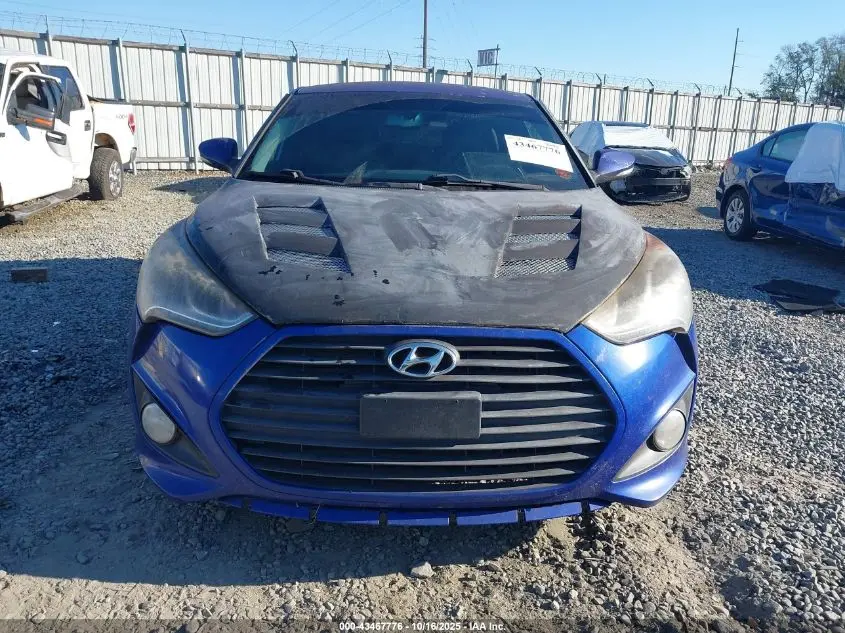 2013 HYUNDAI VELOSTER TURBO W/BLACK