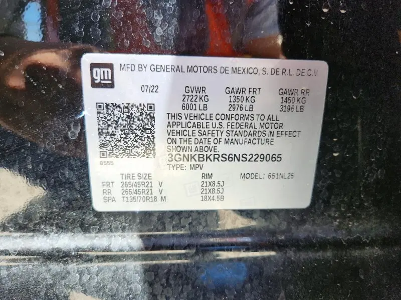 2022 CHEVROLET BLAZER RS  