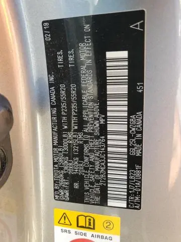2018 LEXUS RX 350 BASE
