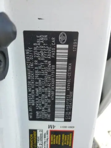 2011 TOYOTA CAMRY BASE  