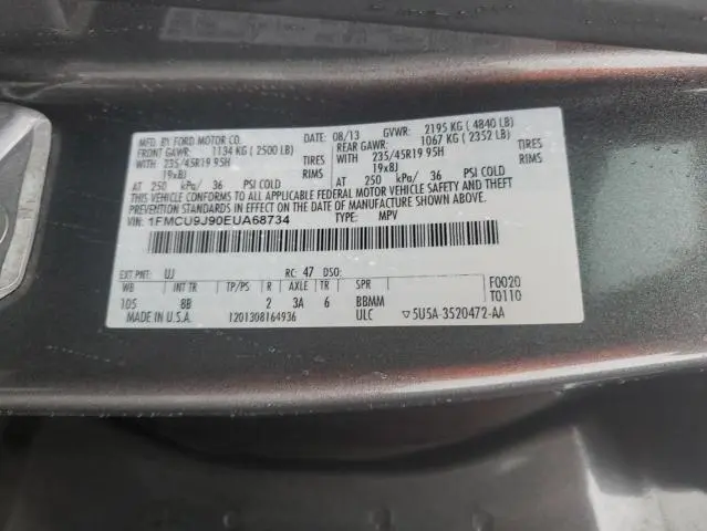 2014 FORD ESCAPE TITANIUM  