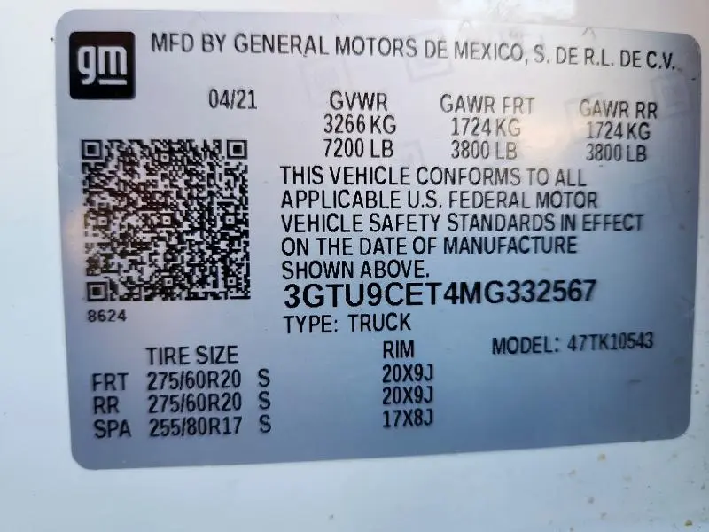 2021 GMC SIERRA K1500 ELEVATION  