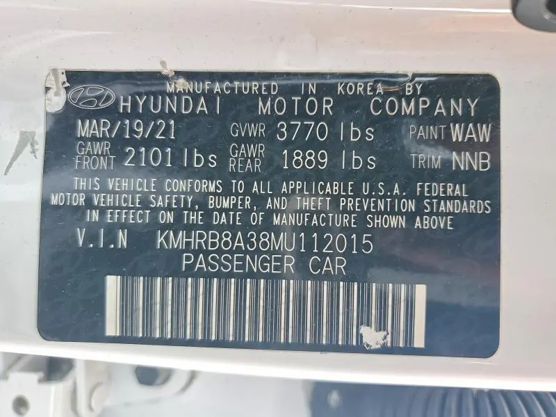 2021 HYUNDAI VENUE SE  
