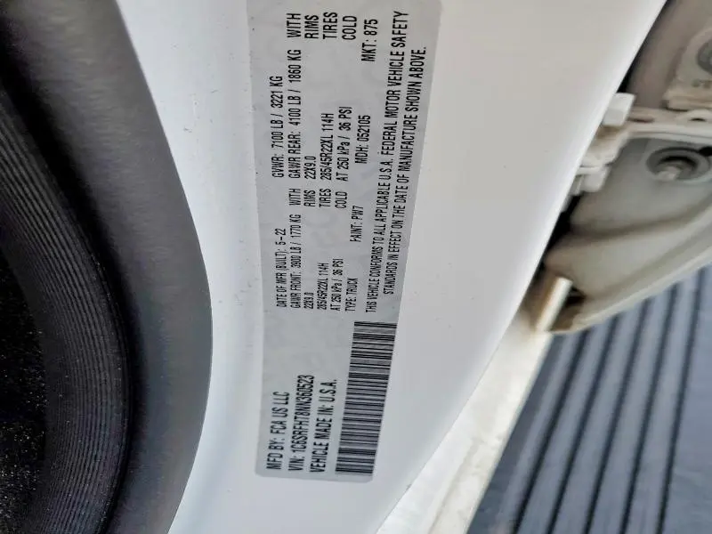 2022 RAM 1500 LIMITED  