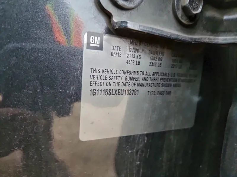 2014 CHEVROLET IMPALA LT  