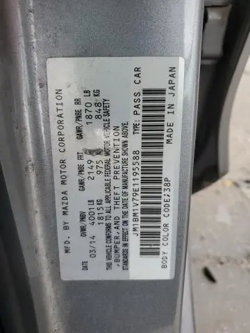 2014 MAZDA 3 TOURING  