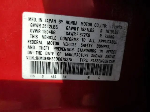 2013 HONDA FIT