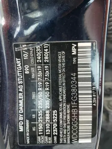 2015 MERCEDES-BENZ GLK 350  