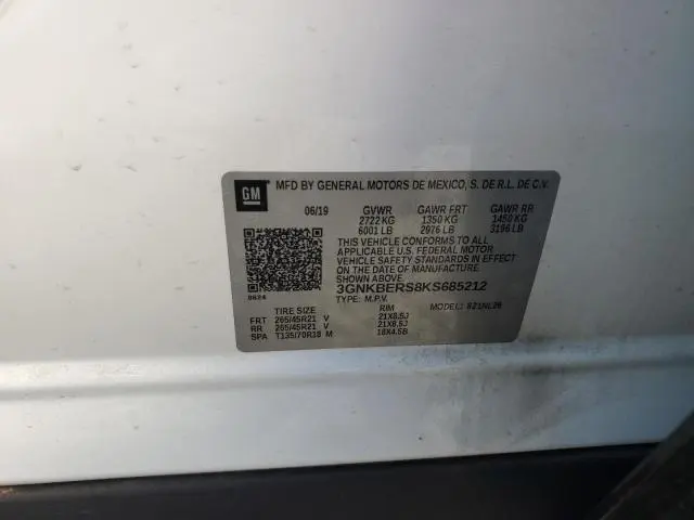 2019 CHEVROLET BLAZER RS