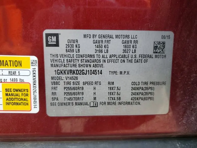 2016 GMC ACADIA SLT-1  