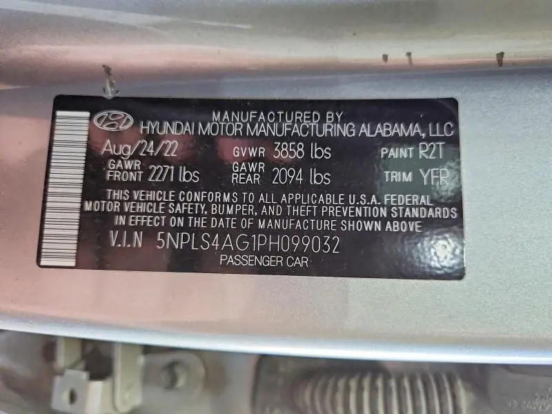 2023 HYUNDAI ELANTRA SEL  