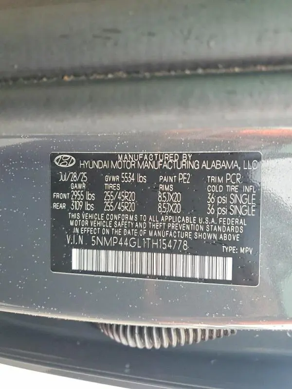 2026 HYUNDAI SANTA FE LIMITED  