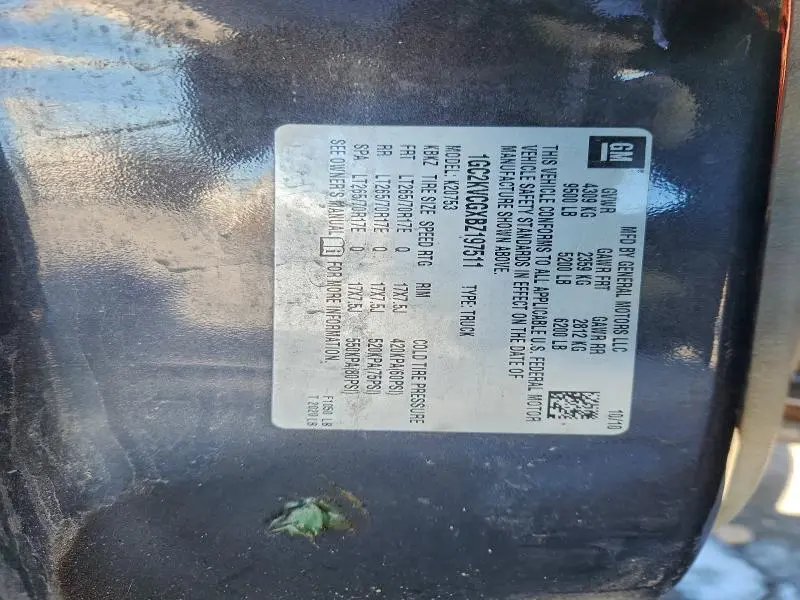 2011 CHEVROLET SILVERADO K2500 HEAVY DUTY  