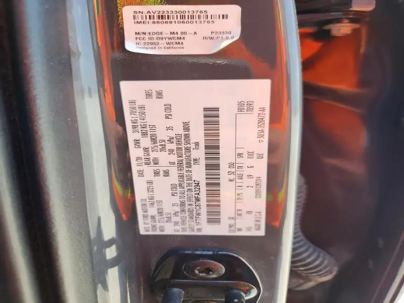 2021 FORD F150 SUPERCREW  