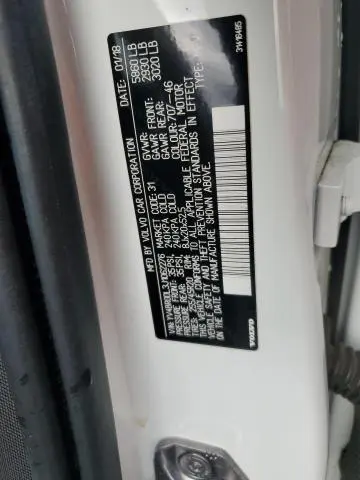 2018 VOLVO XC60 T8 INSCRIPTION  