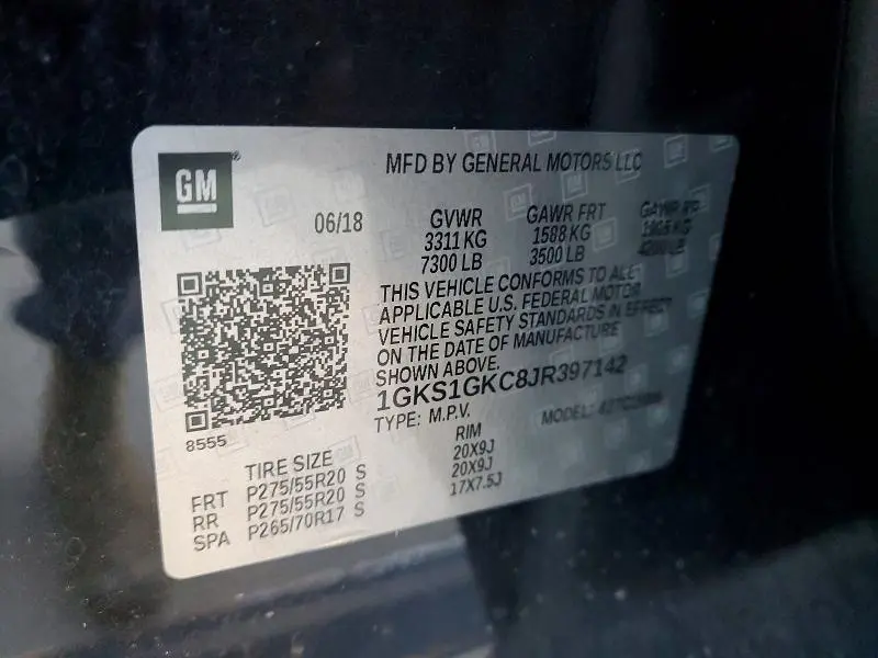 2018 GMC YUKON XL C1500 SLT  