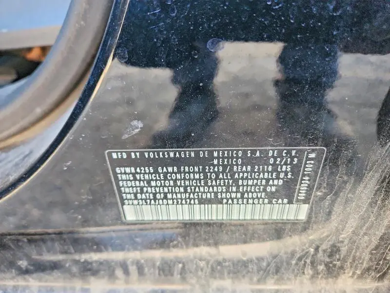 2013 VOLKSWAGEN JETTA TDI  
