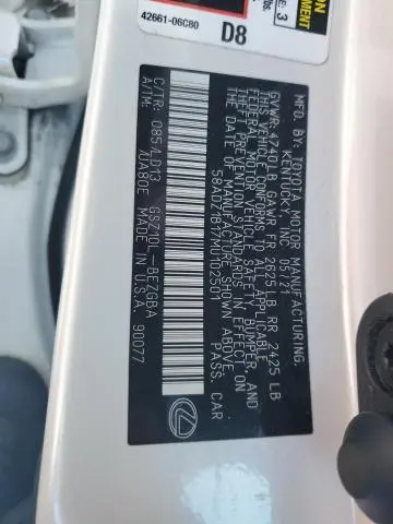 2021 LEXUS ES 350 BASE  