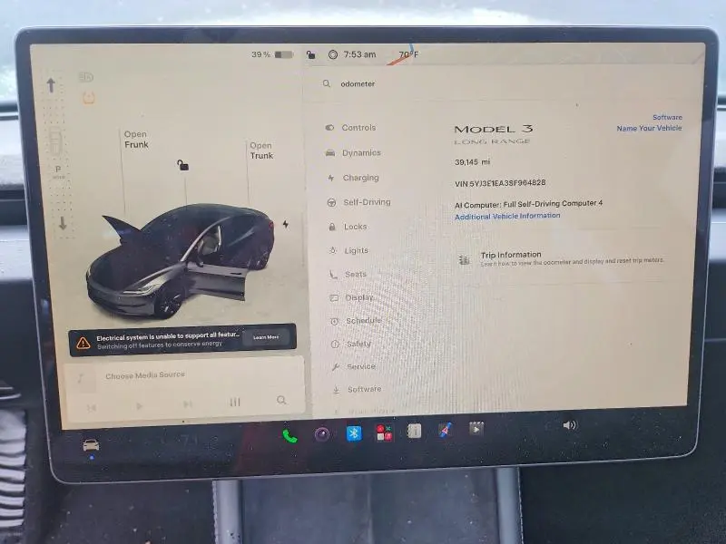 2025 TESLA MODEL 3   