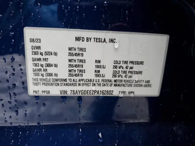 2023 TESLA MODEL Y   