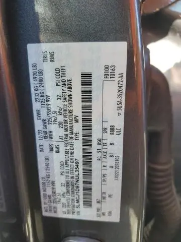 2022 LINCOLN CORSAIR   