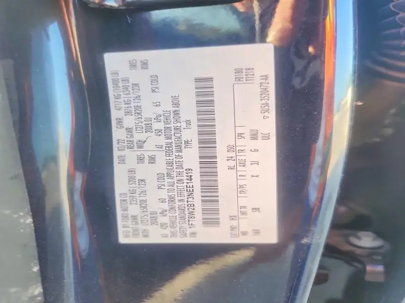 2022 FORD F250 SUPER DUTY  