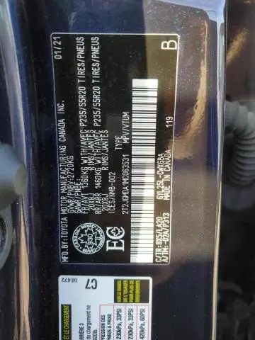 2021 LEXUS RX 450H  