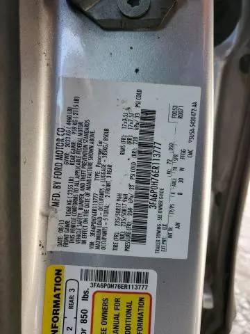 2014 FORD FUSION SE  
