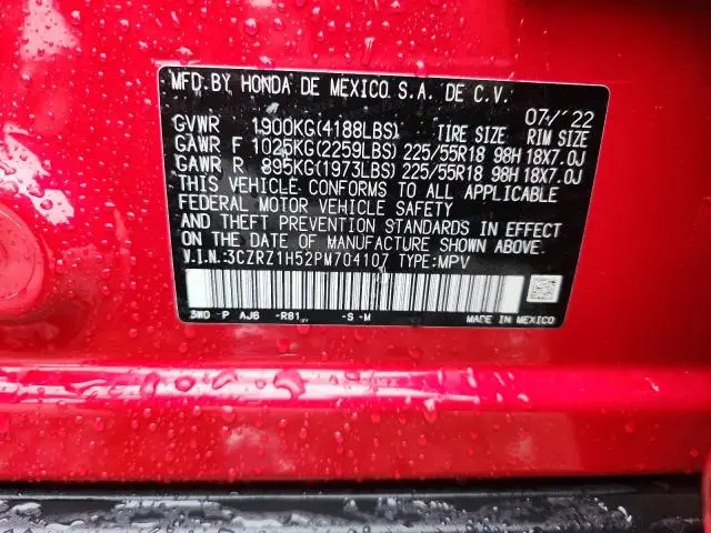 2023 HONDA HR-V SPORT  