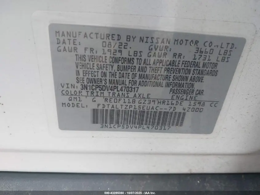 2023 NISSAN KICKS SR XTRONIC CVT