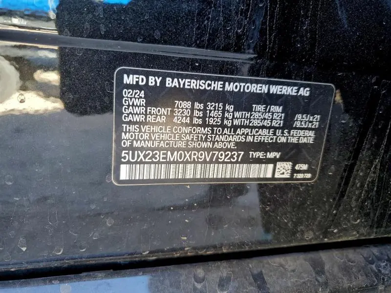 2024 BMW X7 XDRIVE40I  