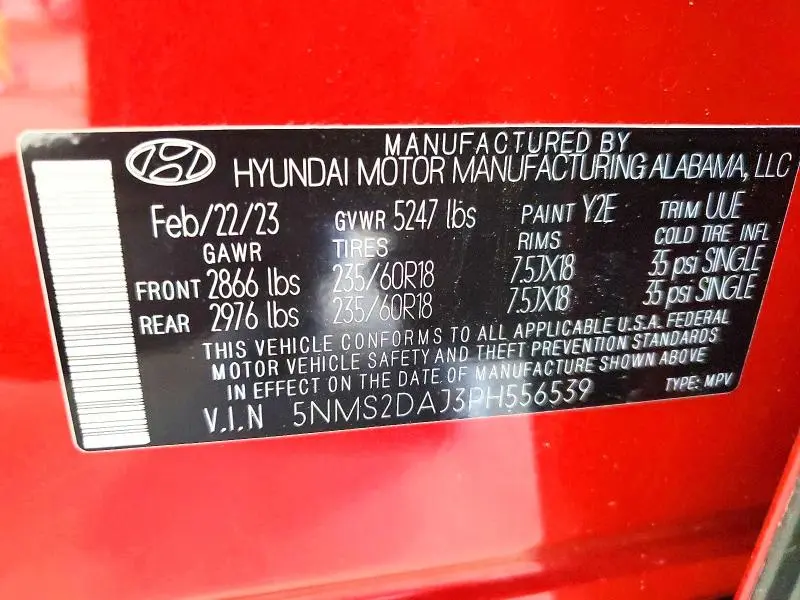 2023 HYUNDAI SANTA FE SEL  