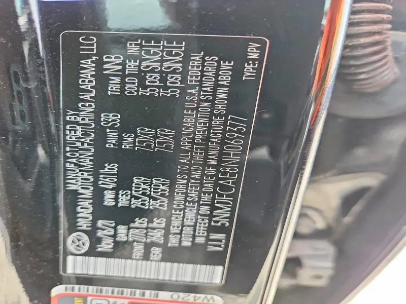 2022 HYUNDAI TUCSON SEL  