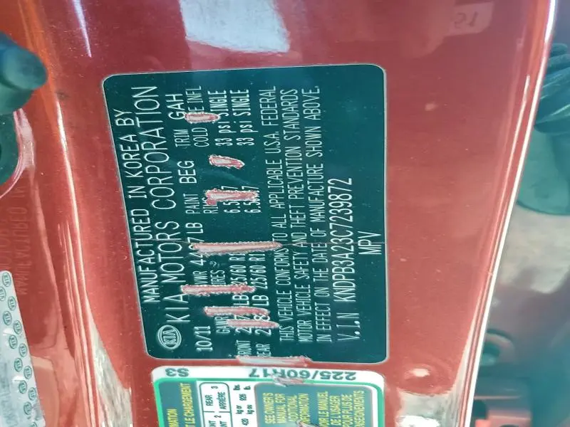 2012 KIA SPORTAGE BASE  