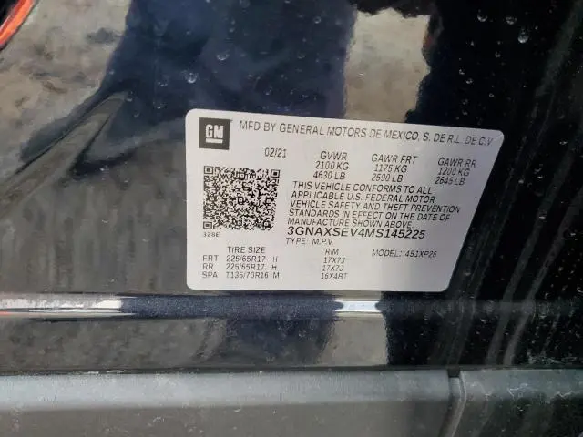 2021 CHEVROLET EQUINOX LS  