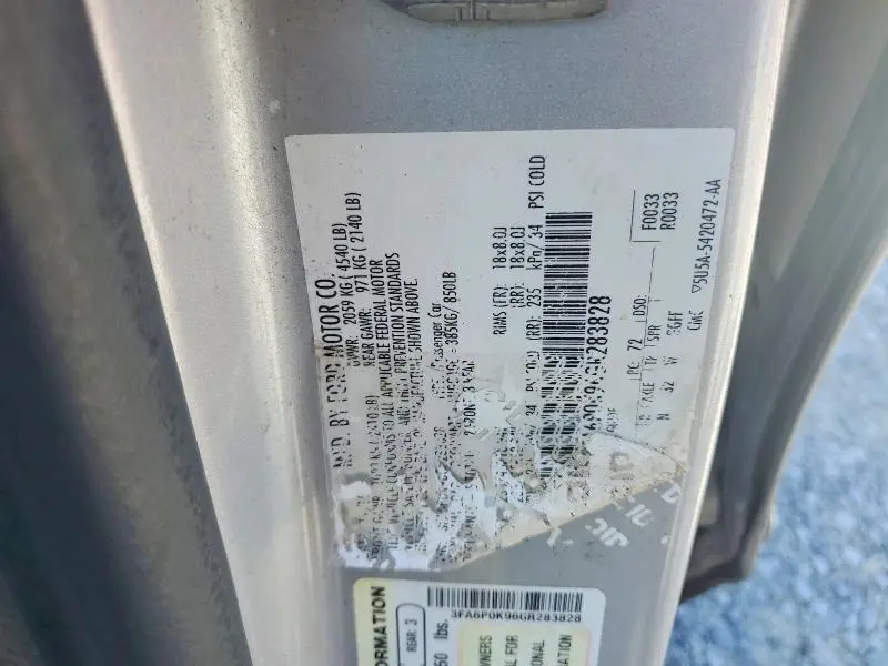 2016 FORD FUSION TITANIUM  