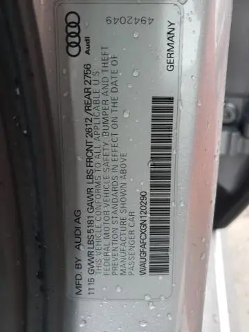 2016 AUDI A6 PREMIUM PLUS  