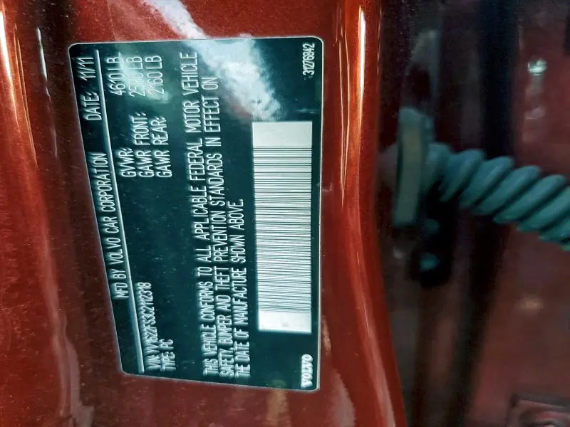 2012 VOLVO S60   