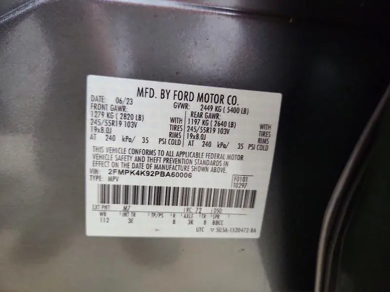 2023 FORD EDGE TITANIUM  