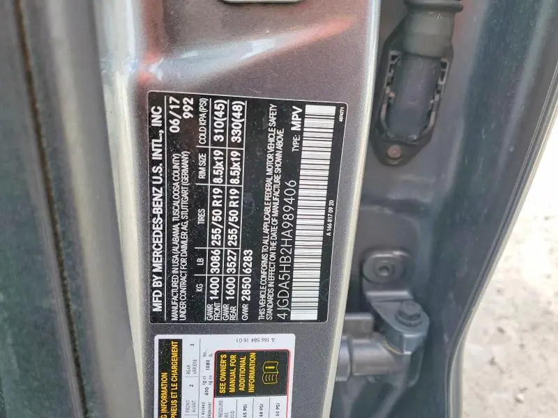 2017 MERCEDES-BENZ GLE 350 4MATIC  